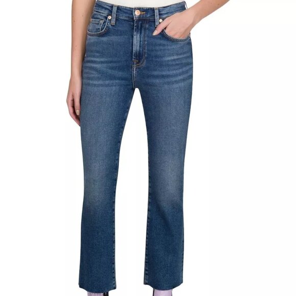 7 For All Mankind Denim - 7 For All Mankind High Waist Slim Kick Jean size 34 (18)